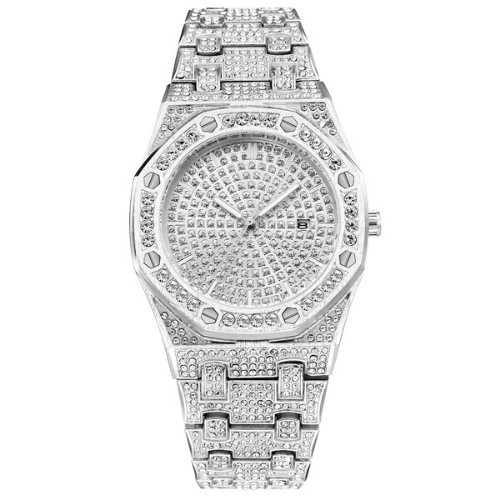 Montre Iced Out Couleur Argent WITIKI™ - TWShine