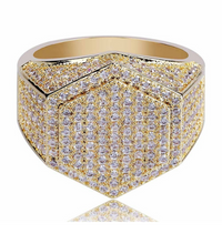 Charger l&#39;image dans la galerie, Bague iced out Couleur Or OCT™ - TWShine