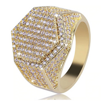 Charger l&#39;image dans la galerie, Bague iced out Couleur Or OCT™ - TWShine