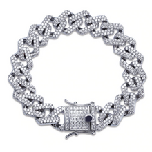 Charger l&#39;image dans la galerie, Bracelet iced out Couleur Argent SLASH™ - TWShine