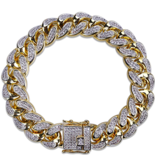 Bracelet iced out Couleur Or MAI™ - TWShine